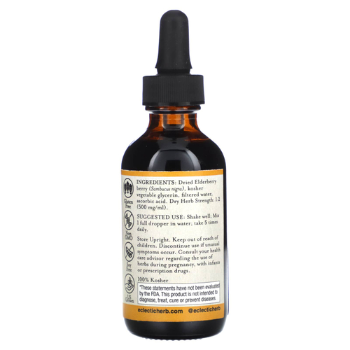 Eclectic Herb, Herb, глицериновый экстракт бузины, 60 мл (2 жидк. унции)