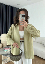 Блуза из вискозы со вставками прозрачными