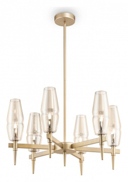Люстра на штанге Maytoni H002PL-06G