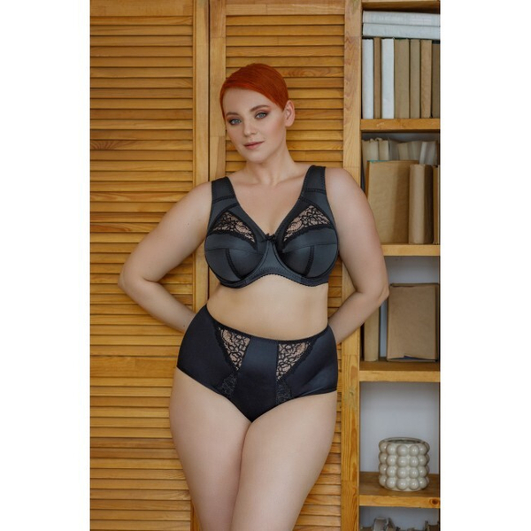 Бюстгальтер Sermija Honey мягкая чаша на каркасах (черный)
