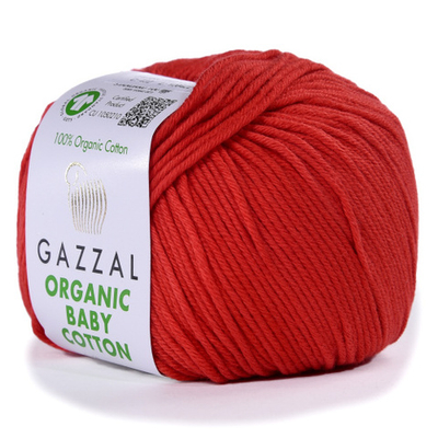 ORGANIC BABY COTTON,красный