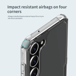 Прозрачный силиконовый чехол Nillkin Nature Pro для Samsung Galaxy S23