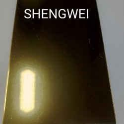 Пластик для лазерной гравировки (Золото глянец на чёрном) 300мм_600мм 1,3мм