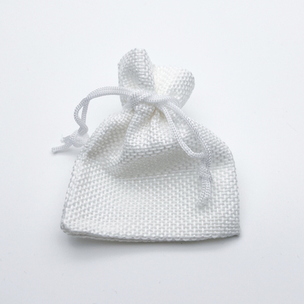 Холщовый мешочек, цвет белый, размер около 9*7 см, цена за 1 шт