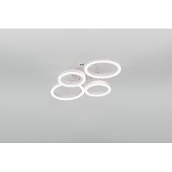 Светильник потолочный светодиодный Rivoli Juniper 6187-702 LED 75 Вт 3000-6000К белый с пультом | Rivoli