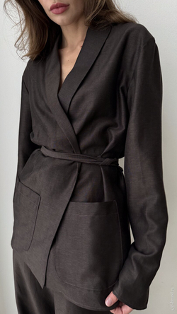 жакет BIENE linen wool