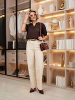 Поло Тихая роскошь (шоколад) Б15277-7М LT Collection