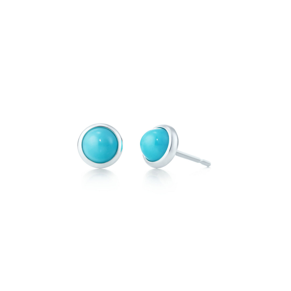 Серьги из серебра с бирюзой 💠Tiffany yard. В наличии