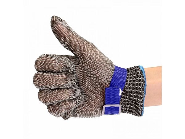 Перчатка кольчужная пятипалая, размер XL (Китай)