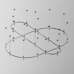 Трек накладной Maytoni Busbar trunkings Flarity TRX154-2SR-D1500-B