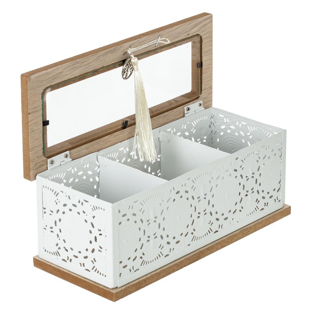 GAEM Шкатулка для чайных пакетиков, L22 W8,5 H9 см