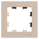 ATLASDESIGN 1-постовая РАМКА, ПЕСОЧНЫЙ