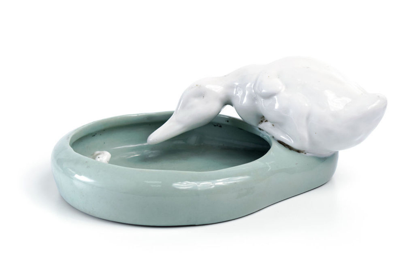 Пепельница «Утка и лягушка»