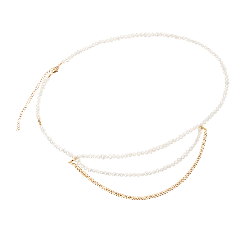 Цепь на талию Белое Изобилие