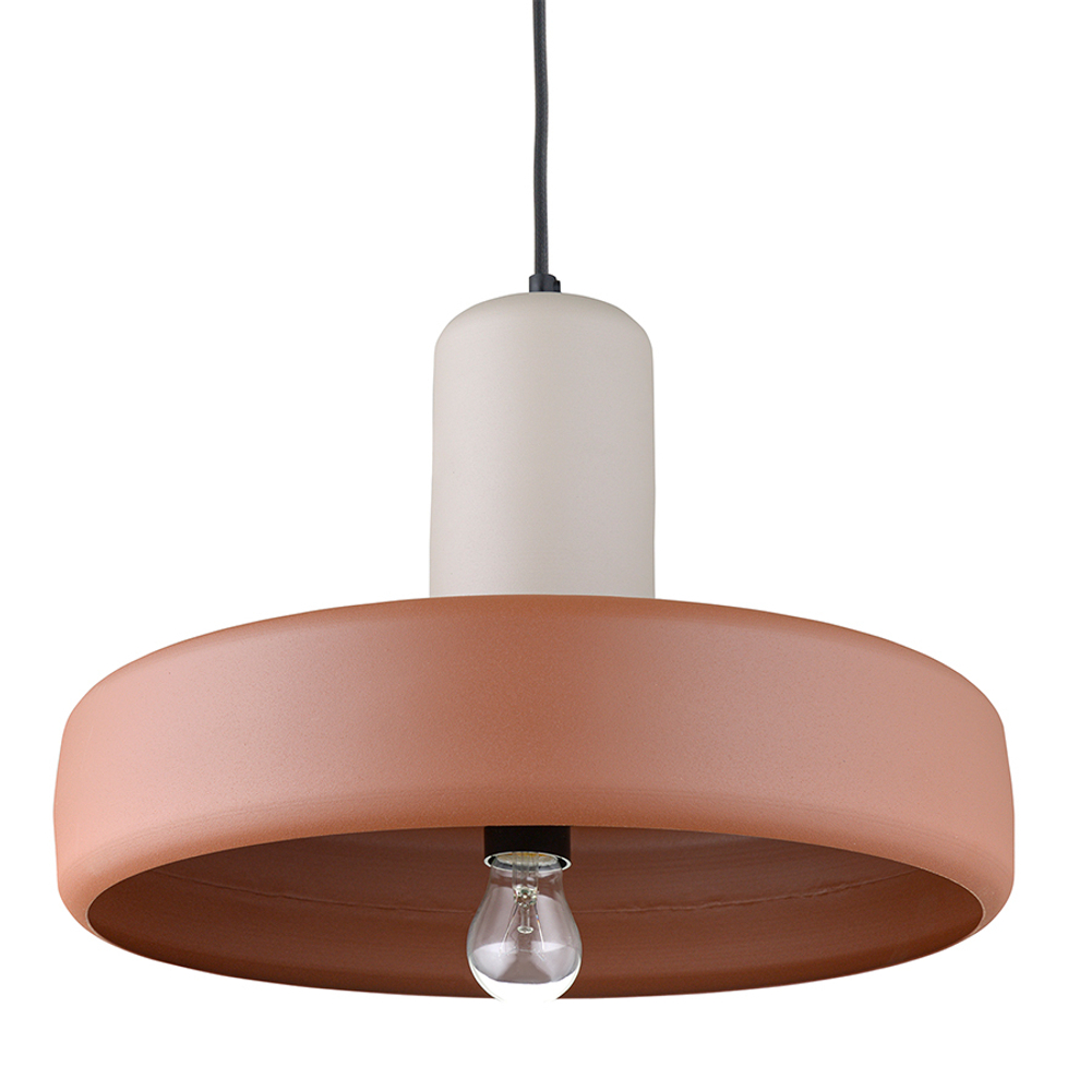 Светильник подвесной juko, D43х31 см, бежевый/коричневый