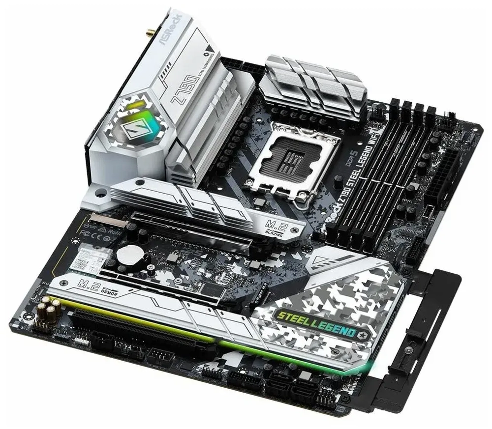 Материнская плата ASRock Z790 STEEL LEGEND WIFI LGA1700 HDMI DP ATX (Z790 STEEL LEGEND WIFI)