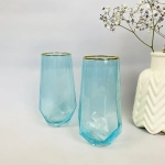 Стакан 400мл «ICE CRYSTAL» в наборе 4шт, голубой