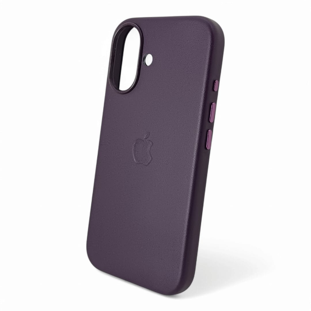 Leather Case (с сенсорной клавишей и АНИМАЦИЕЙ) для iPhone 16