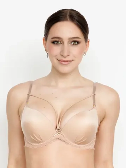 Бюстгальтер Zebra формованная чаша 3D Push-up на каркасах (скин)