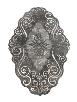 Ковер Safir 00858G Grey/Grey Нестандартная (0.78 x 1.5)