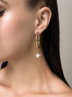 Серьги Kongo "Dolphin Star" Gold