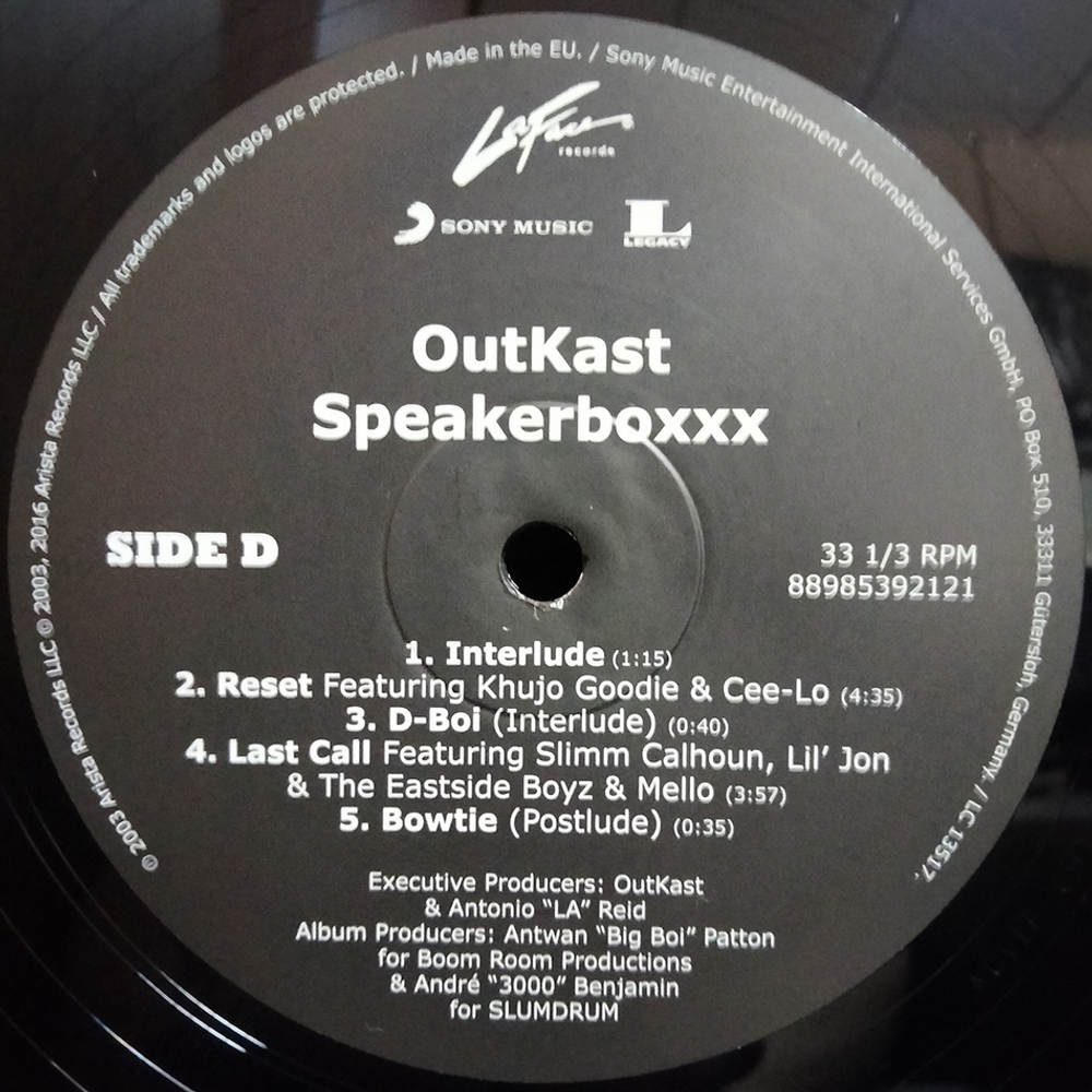 OutKast / Speakerboxxx - The Love Below (4LP)
