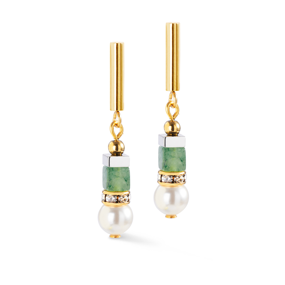 Серьги Green Coeur de Lion