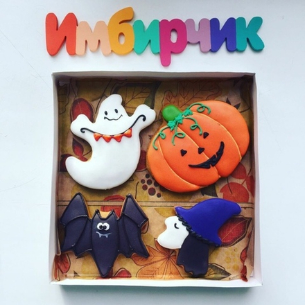 Имбирные пряники Хэллоуин