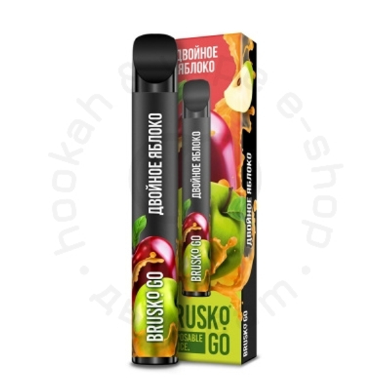 Одноразовая ЭС Brusko Go, до 800 затяжек, Двойное яблоко, №20