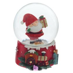 GAEM Фигурка декор в стекл шаре "Гном", D6 см, L7 W7 H8,5 см, 2в.