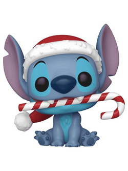 Фигурка Funko POP! Disney Lilo & Stitch Holiday Stitch with Candy Cane (1502) 80036