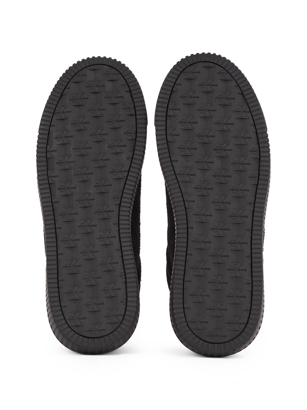 Кожаные кроссовки CALVIN KLEIN JEANS - черный(YM0YM01128)