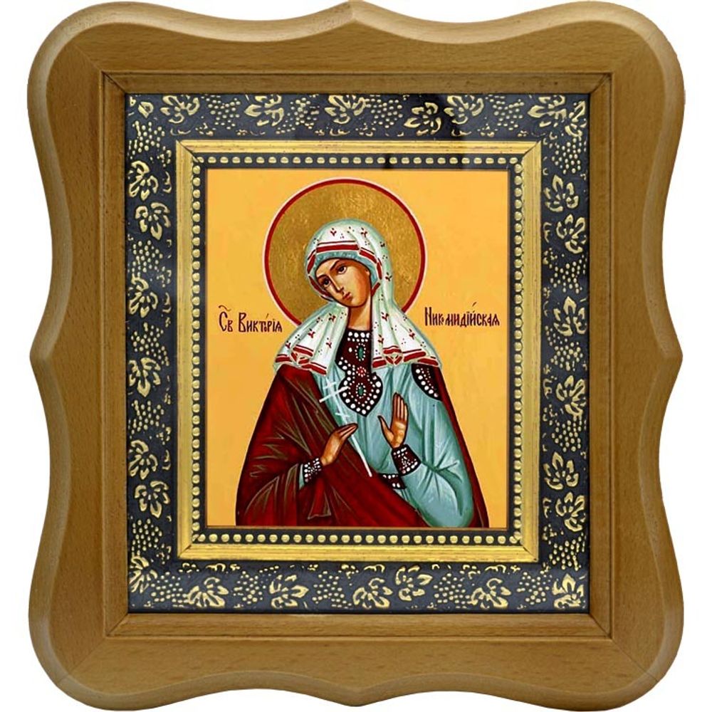 Виктория Никомидийская Святая мученица. Икона на холсте.