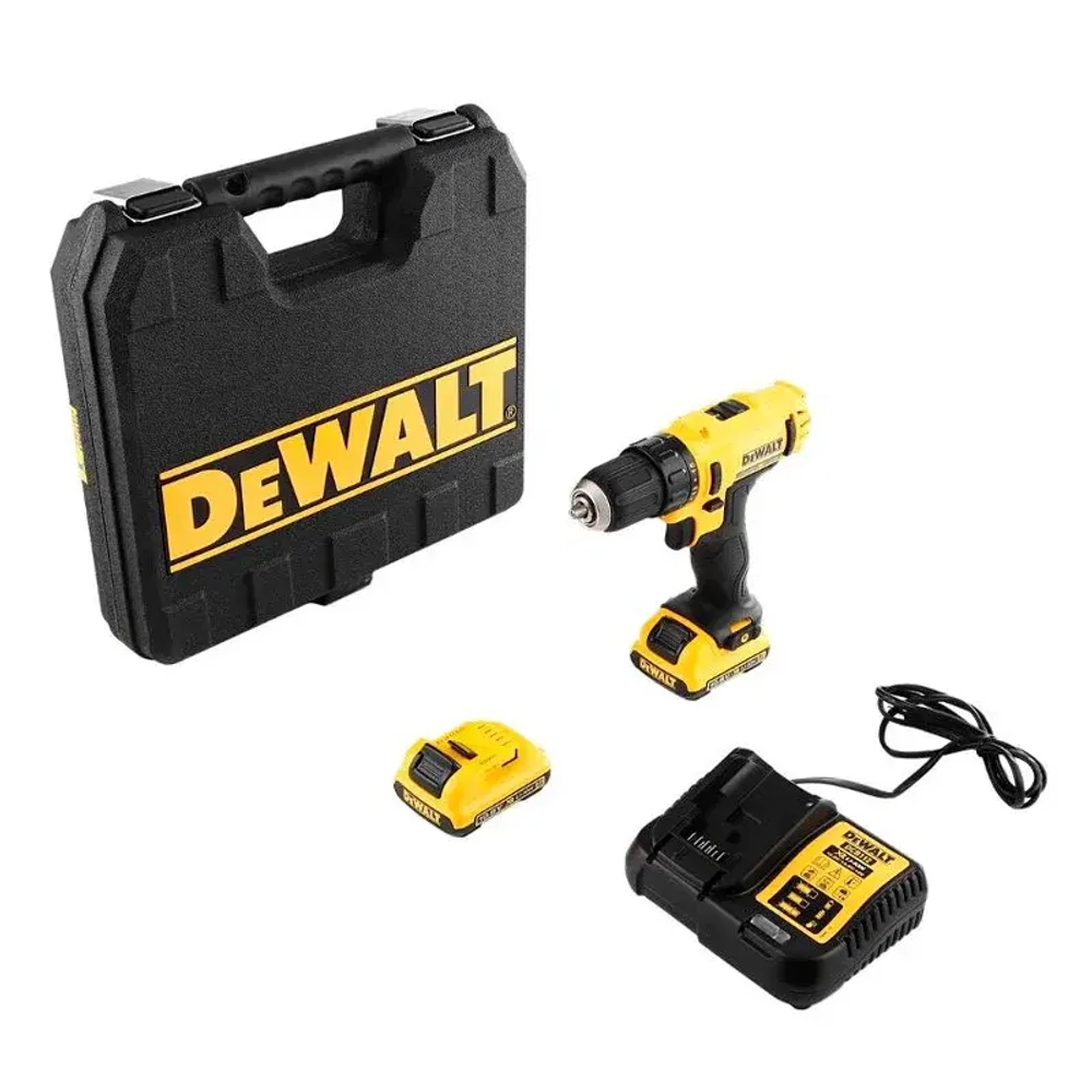DeWalt DCD710D2 дрель-шуруповер (2 x 2 Ач, ЗУ)
