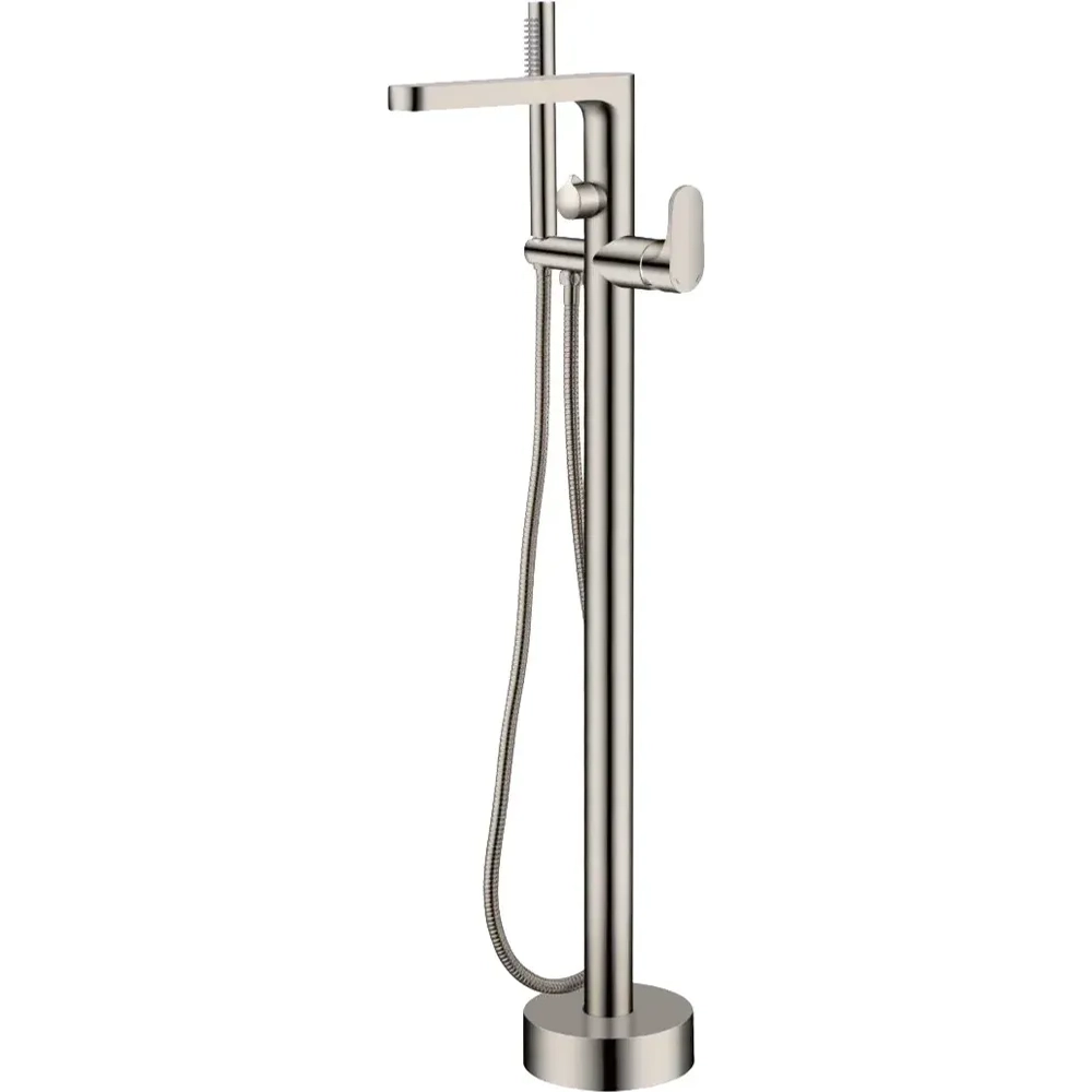 Напольный смеситель для ванны с душем Boheme Spectre 459-NB nickel brush