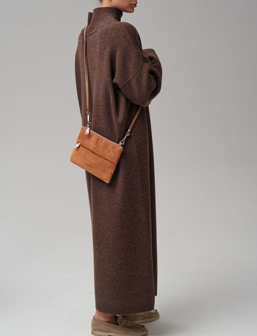 Замшевая сумка Deboro 3017 вуд