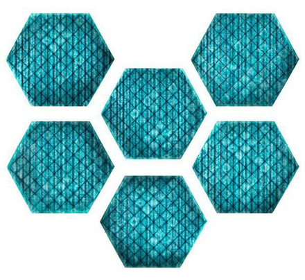 Керамогранит TRIBU Blue Matt Hexa (6 вариаций рис.)