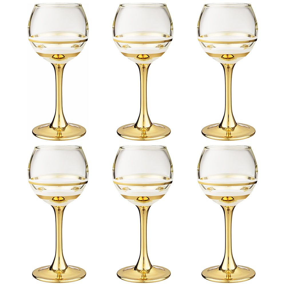 НАБОР ИЗ 6-ТИ РЮМОК "LINE GOLD", 65 МЛ