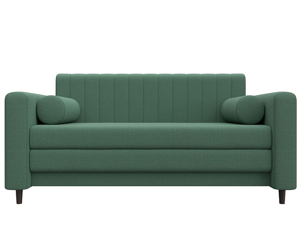 Диван прямой Лига-070, Амур 11 РОГОЖКА зеленый