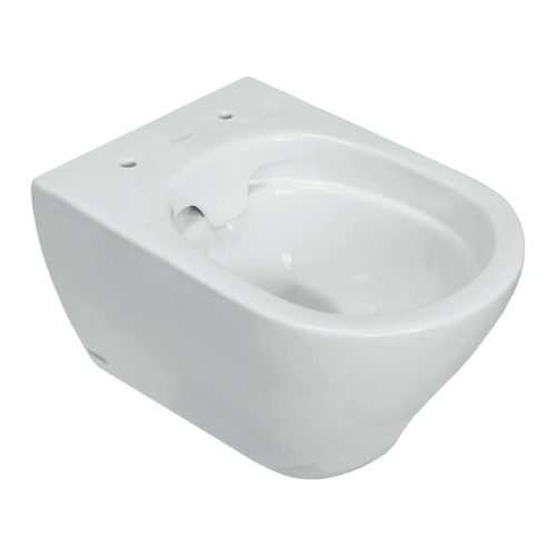 Унитаз подвесной "Breeze" безободковый (сид. дюро м/лифт, clip up, скрытое крепл) (Sanita Luxe)