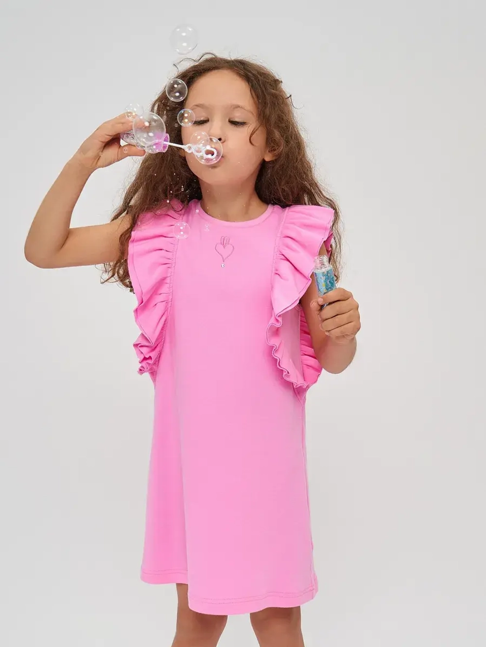 Платье детское BH Stars "Сияние Арктики", 100% хлопок