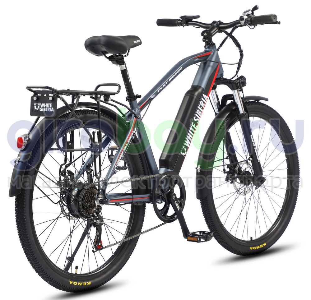 Электровелосипед WHITE SIBERIA CAMRY ALLROAD 500W 36V/11A Snegir (Синий) фото 1 фото №2