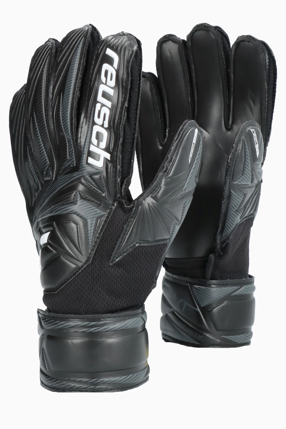 Вратарские перчатки Reusch Attrakt Infinity Junior - черный