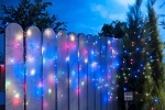 Гирлянда роса уличная СТАРТ для сада на солнечной батарее RGB