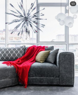 Шенилл Art-Deco steel (Арт-Деко стил)