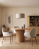 Круглый стол Licia из массива манго с натуральной отделкой Ø 120 см