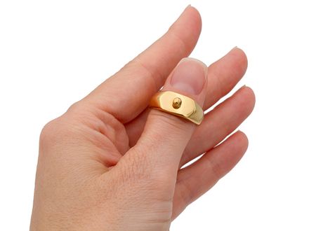 Основа для Кольца с петелькой 8,5мм, сталь (без колечка)