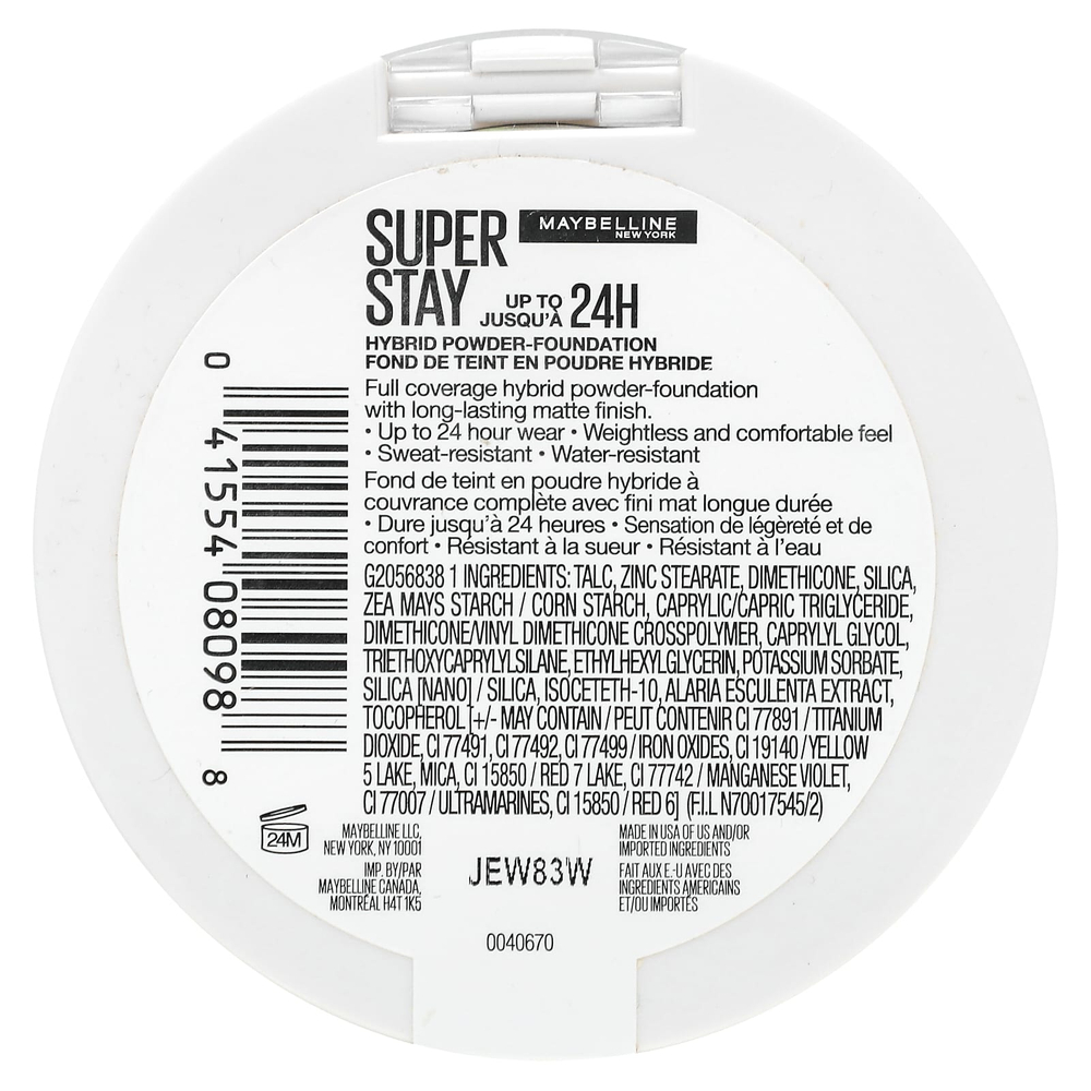 Maybelline, Super Stay, гибридная пудра-основа, 130, 6 г (0,21 унции)