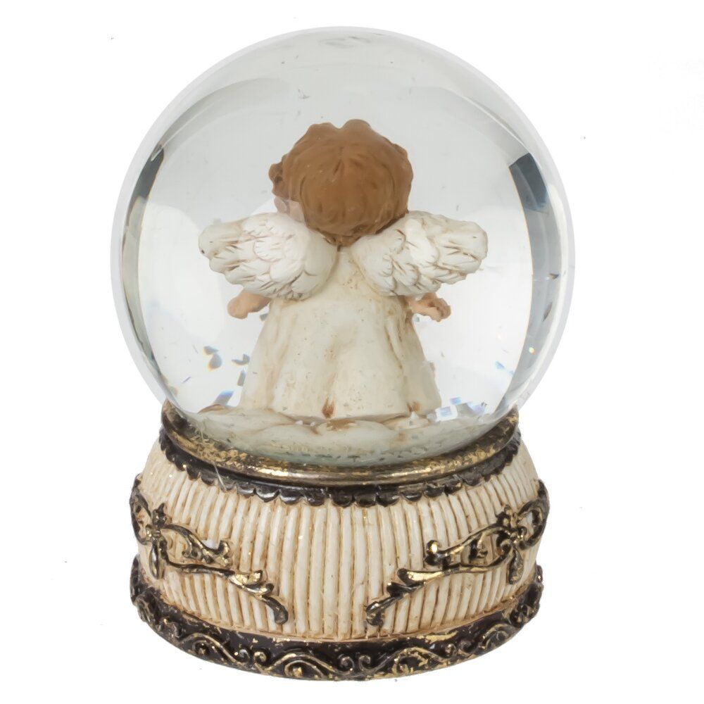 GAEM Фигурка декор в стекл шаре "Ангел", D 6.5 см, L6,5 W6,5 H9 см