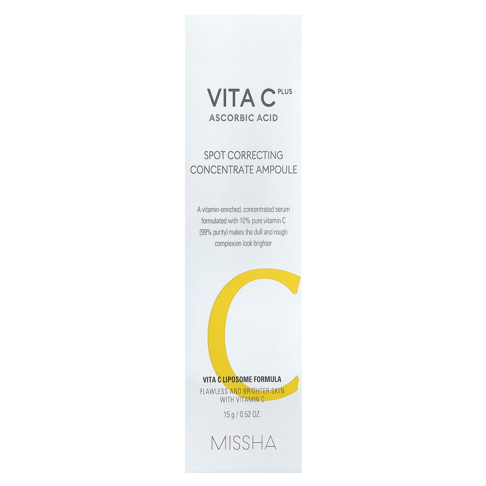Missha, Vita C Plus, концентрат для коррекции пятен, ампула, 15 г (0,52 унции)